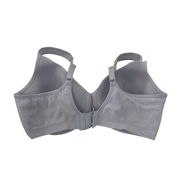 Bali 3388 Women Comfort Revolution Wirefree Bra SZ Small Light Gray - Picture 8 of 13